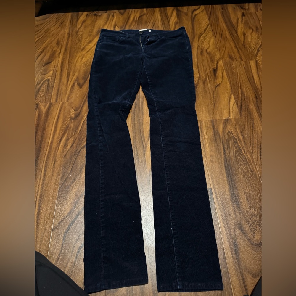 Dark blue corduroy pants